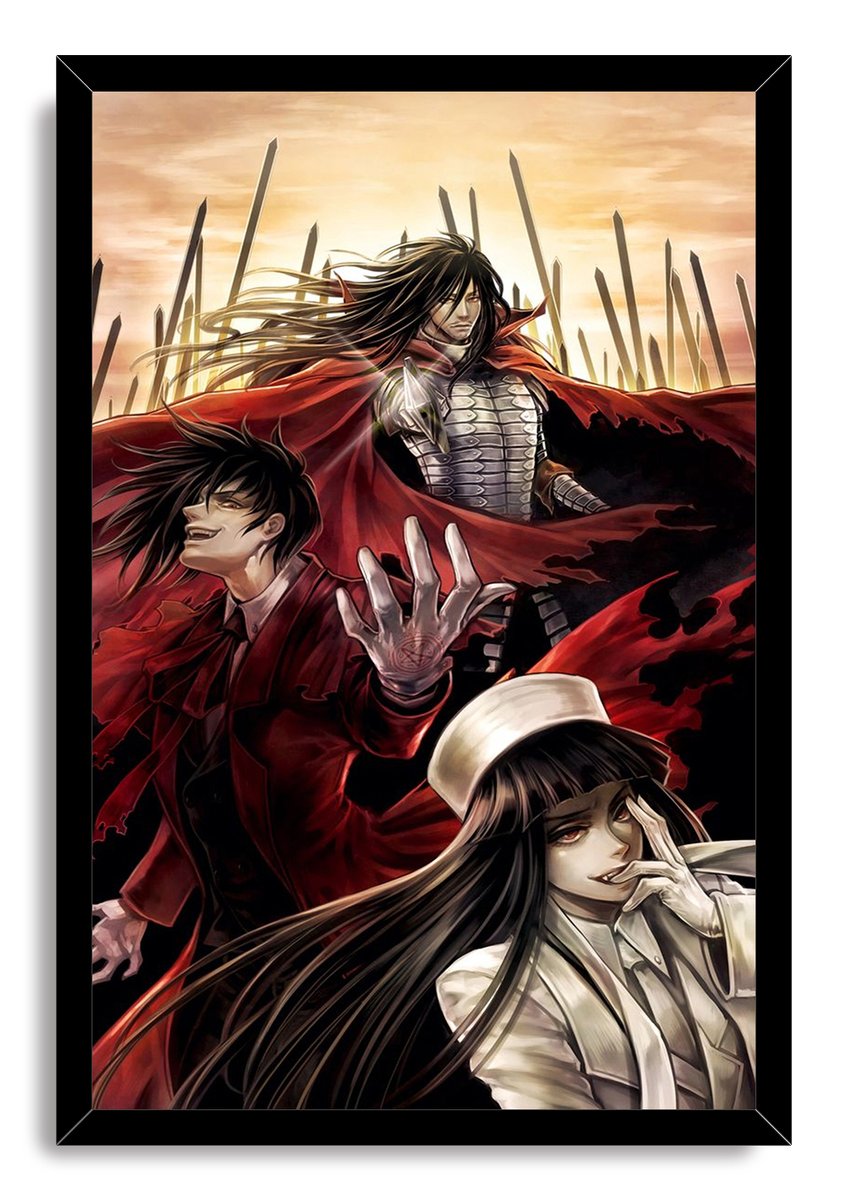 Hellsing Alucard Seras Victoria Vampire Decorative Painting (paper and canvas) art poster printing print