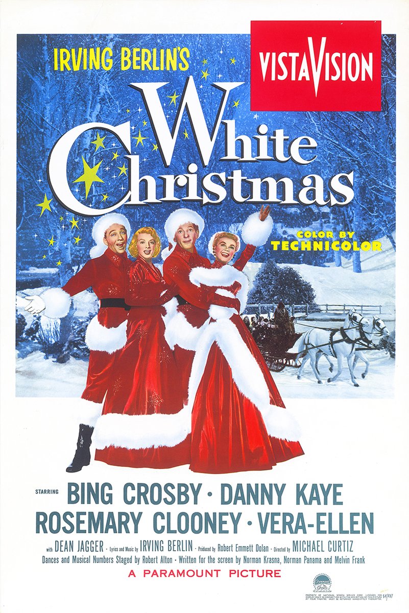 White Christmas Movie Poster Decorative Painting (paper and canvas) art poster printing print