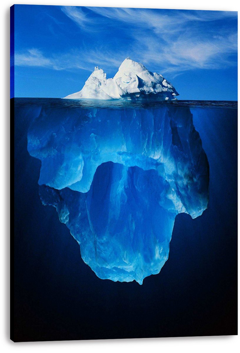 Iceberg Decorative Painting (paper and canvas) art poster printing print