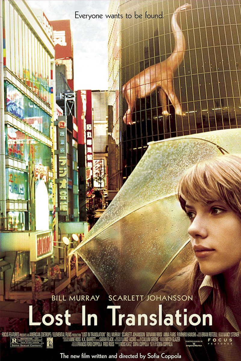 Lost In Translation Movie Poster Decorative Painting (paper and canvas) art poster printing print