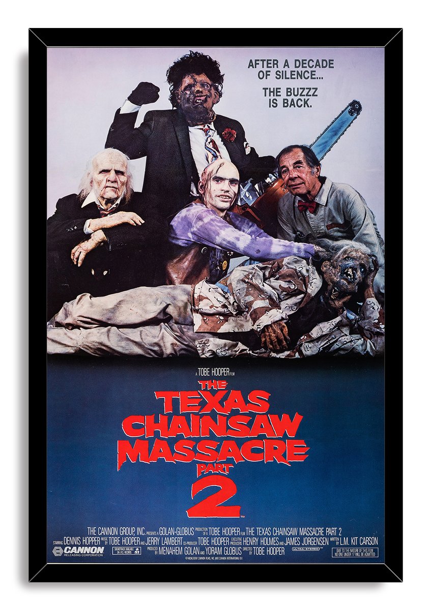 The Texas Chainsaw Massacre Part 2 Movie Poster Decorative Painting (paper and canvas) art poster printing print