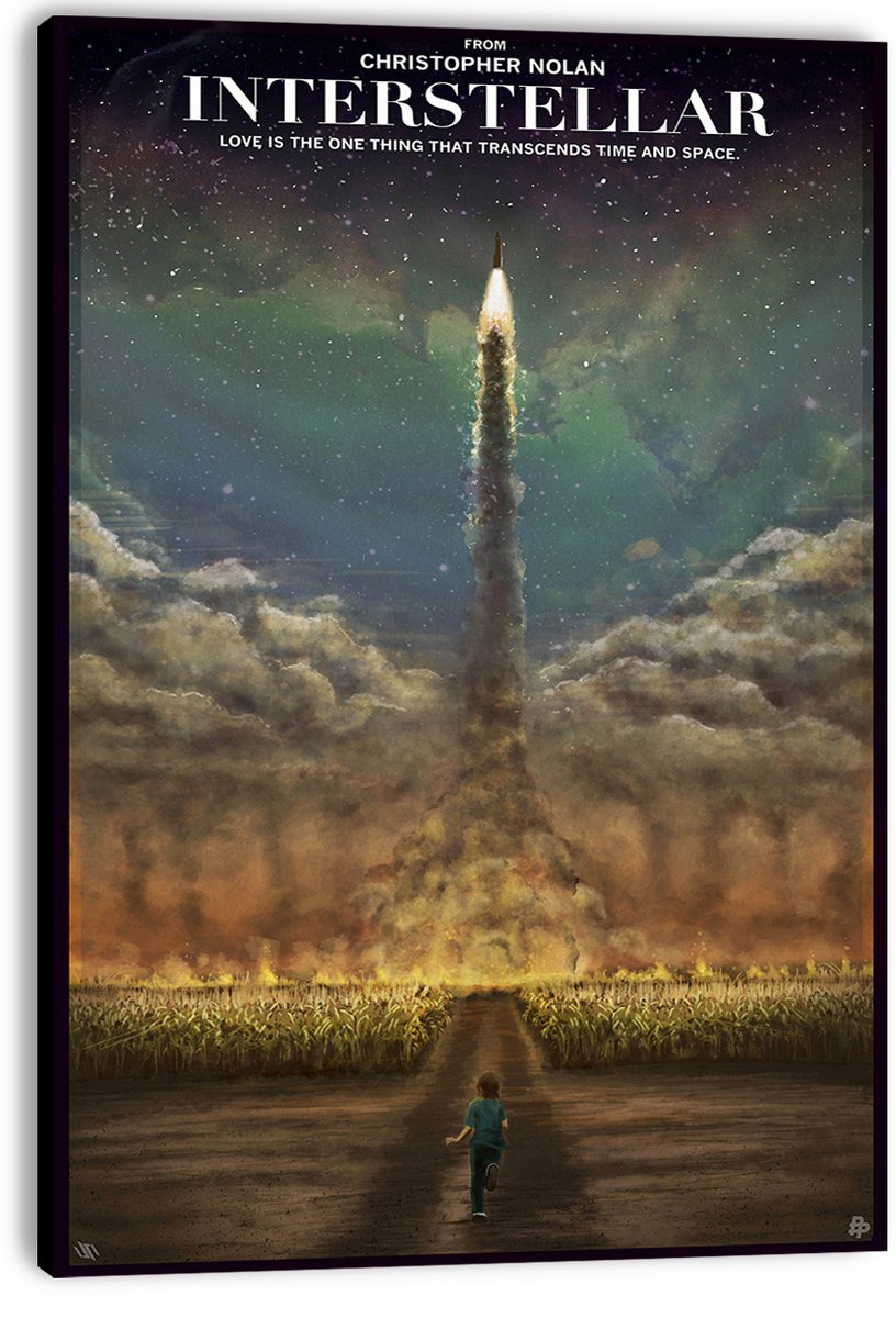 Interstellar Movie Rocket Launch Decorative Painting (paper and canvas) art poster printing print