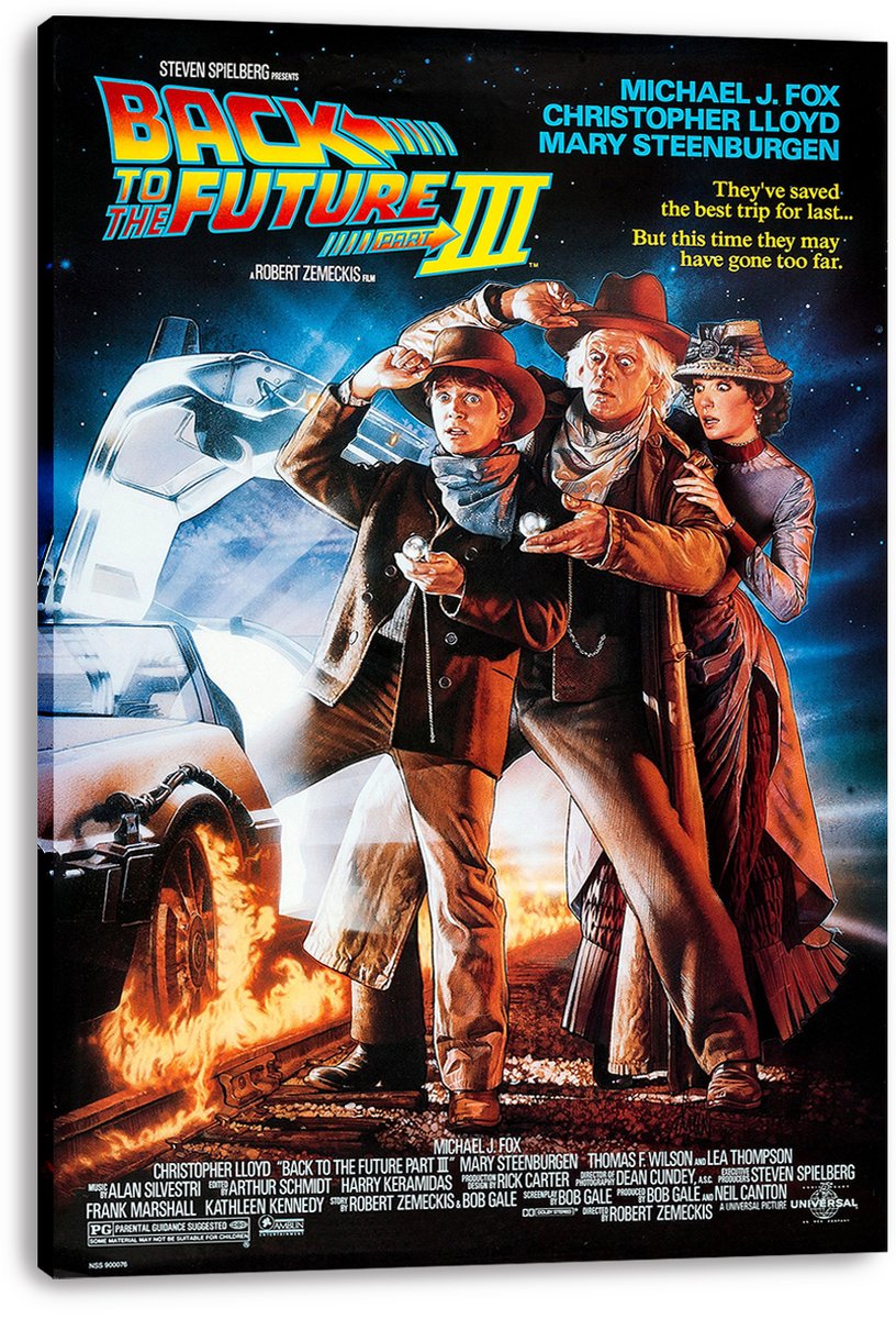 Back to the Future Part III Movie Poster Decorative Painting (paper and canvas) art poster printing print