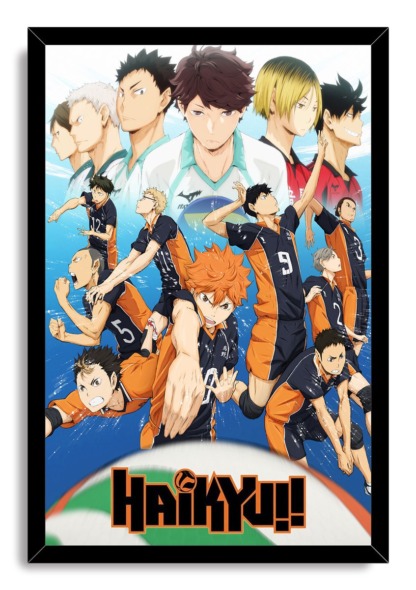 Haikyuu!! Anime Volleyball Team Decorative Painting (paper and canvas) art poster printing print