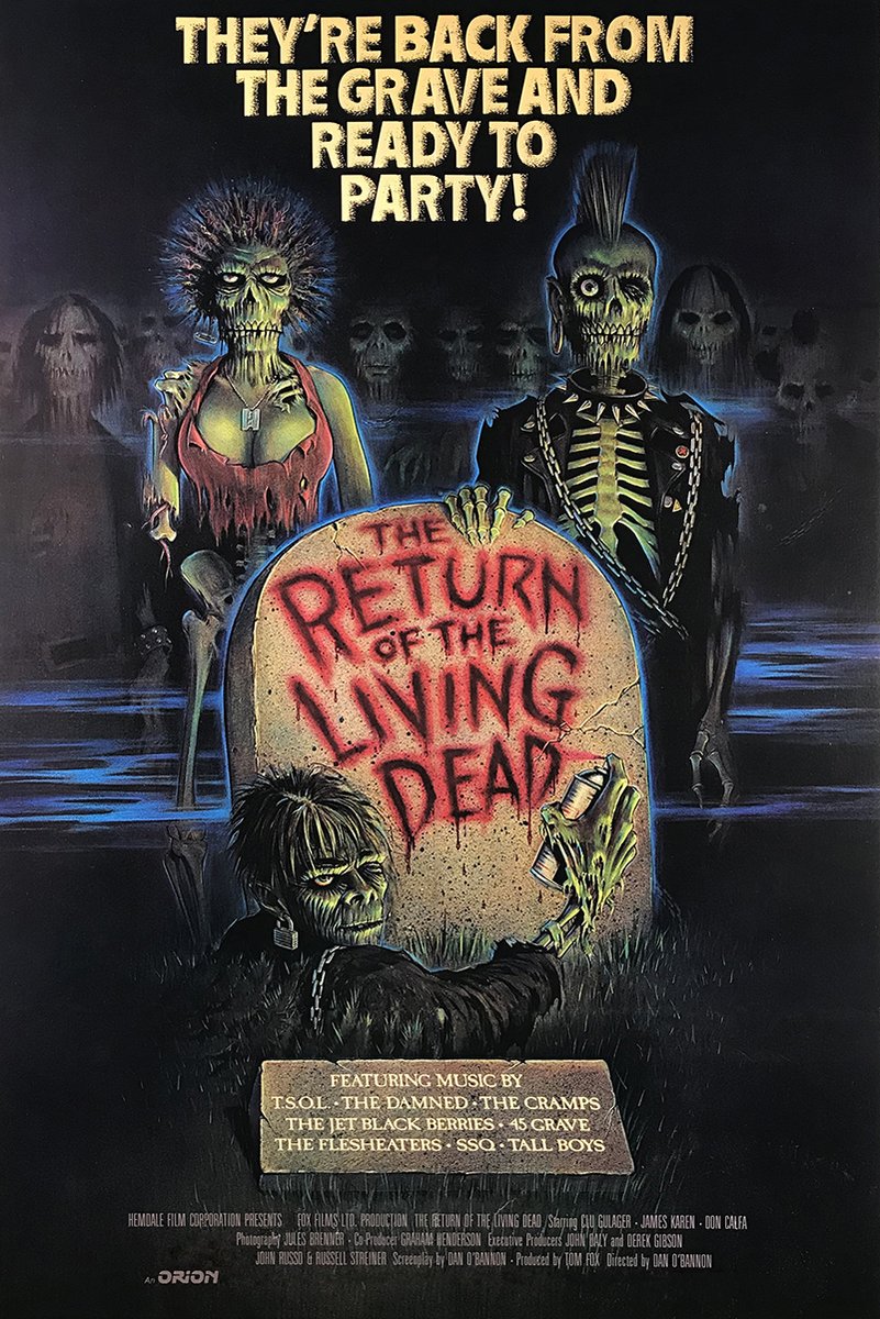 The Return of the Living Dead Decorative Painting (paper and canvas) art poster printing print