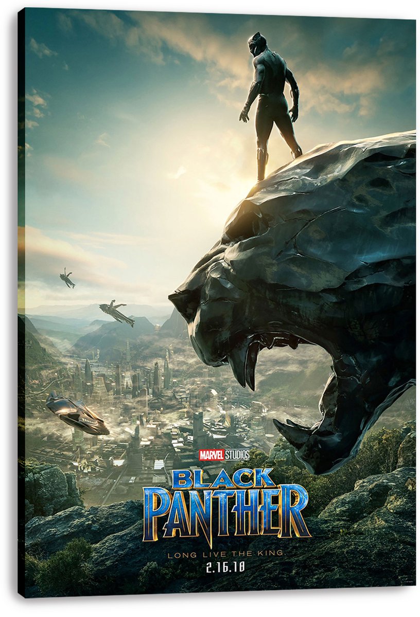 Black Panther Decorative Painting (paper and canvas) art poster printing print