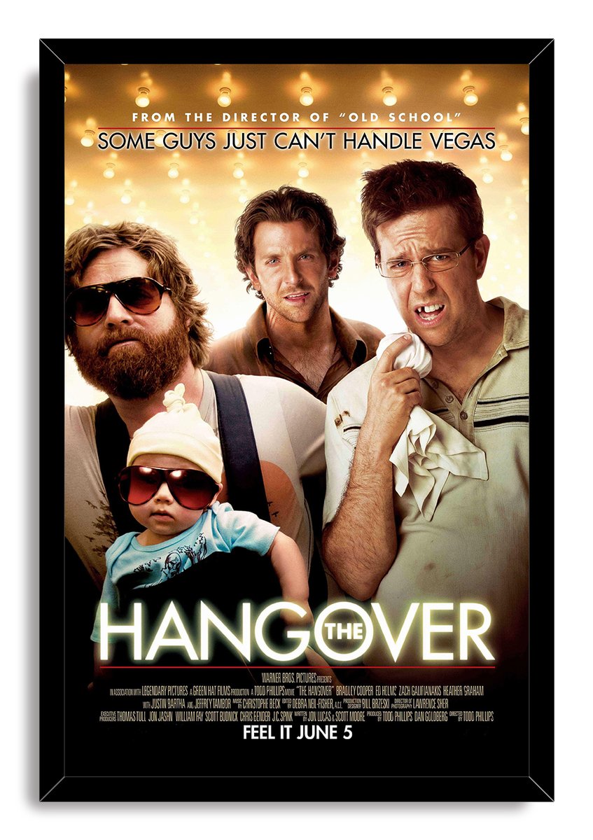 The Hangover Movie Poster Decorative Painting (paper and canvas) art poster printing print