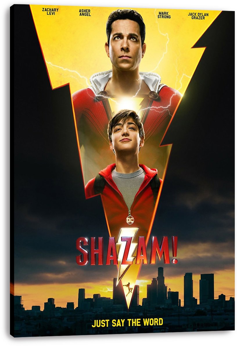 Shazam! Movie Decorative Painting (paper and canvas) art poster printing print