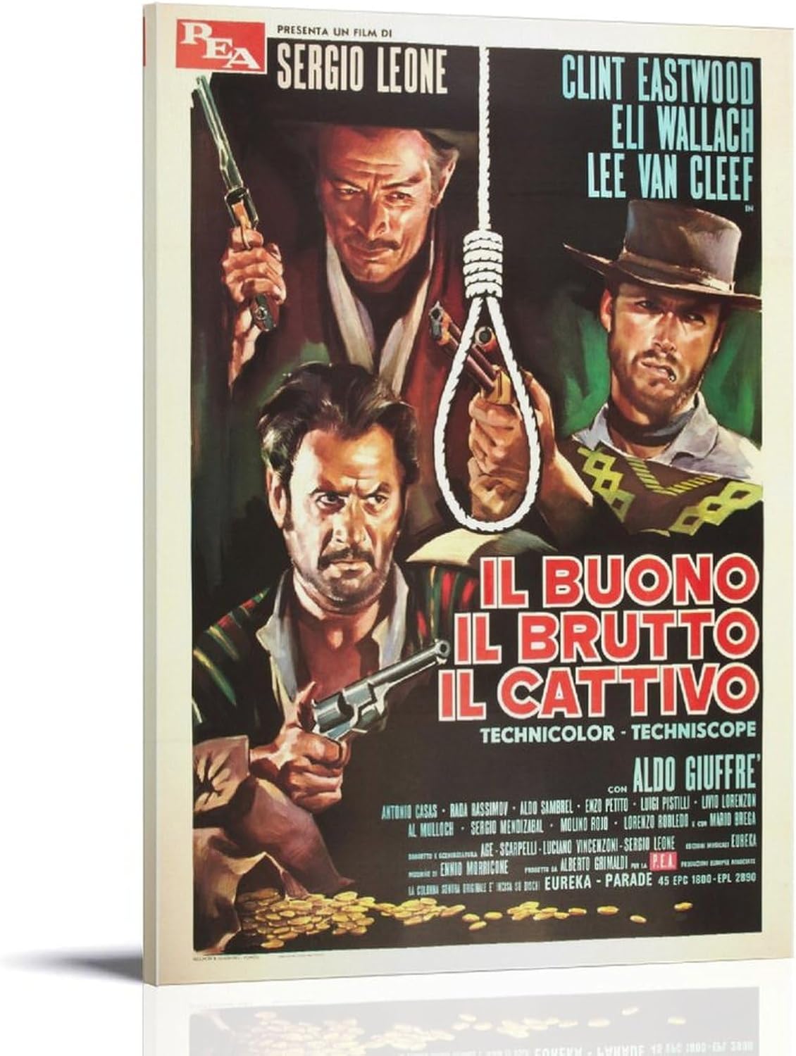 Good The Bad And The Ugly Movie Vintage Poster for Bedroom (paper and canvas) art poster printing print