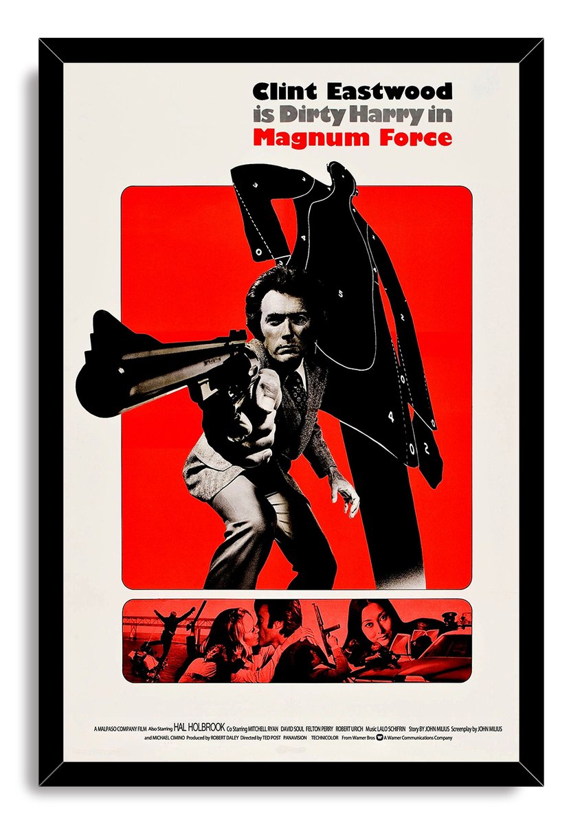 Clint Eastwood Dirty Harry Magnum Force Decorative Painting (paper and canvas) art poster printing print
