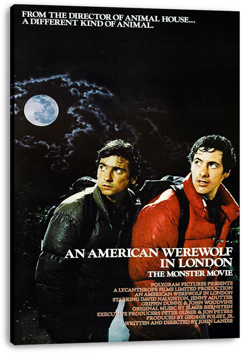 An American Werewolf in London Decorative Painting (paper and canvas) art poster printing print