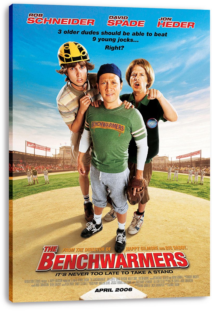 The Benchwarmers Movie Poster Decorative Painting (paper and canvas) art poster printing print