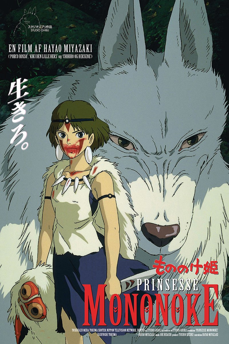 Princess Mononoke Decorative Painting (paper and canvas) art poster printing print