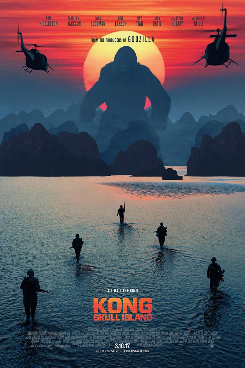 Kong: Skull Island Movie Decorative Painting (paper and canvas) art poster printing print