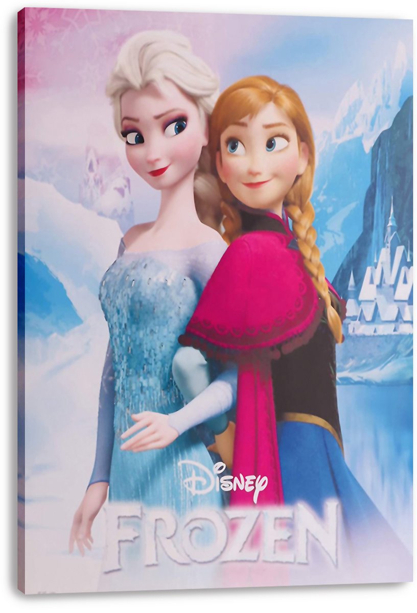 Elsa and Anna Frozen Decorative Painting (paper and canvas) art poster printing print