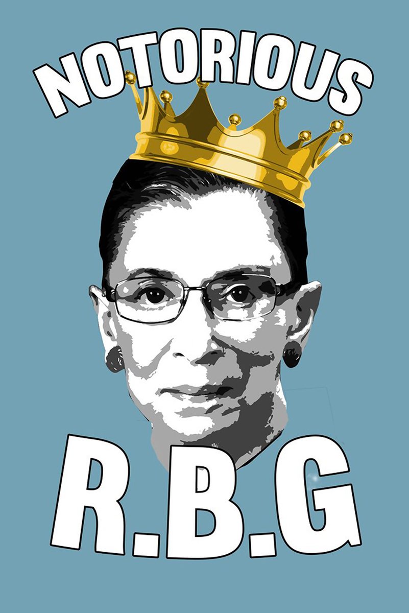 Ruth Bader Ginsburg Notorious RBG Decorative Painting (paper and canvas) art poster printing print