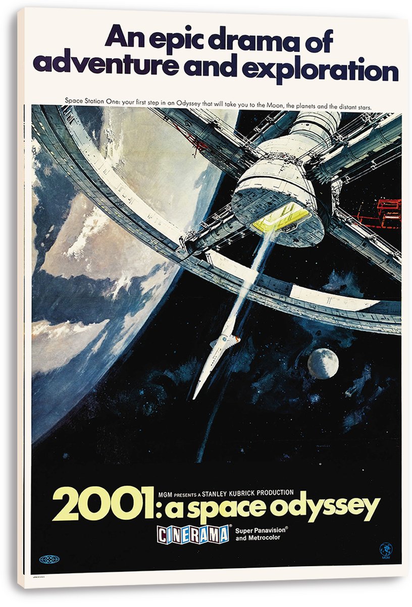 2001: A Space Odyssey Decorative Painting (paper and canvas) art poster printing print