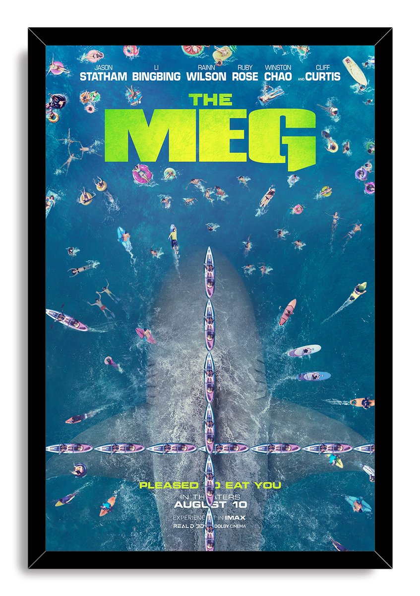 The Meg Movie Poster Decorative Painting (paper and canvas) art poster printing print