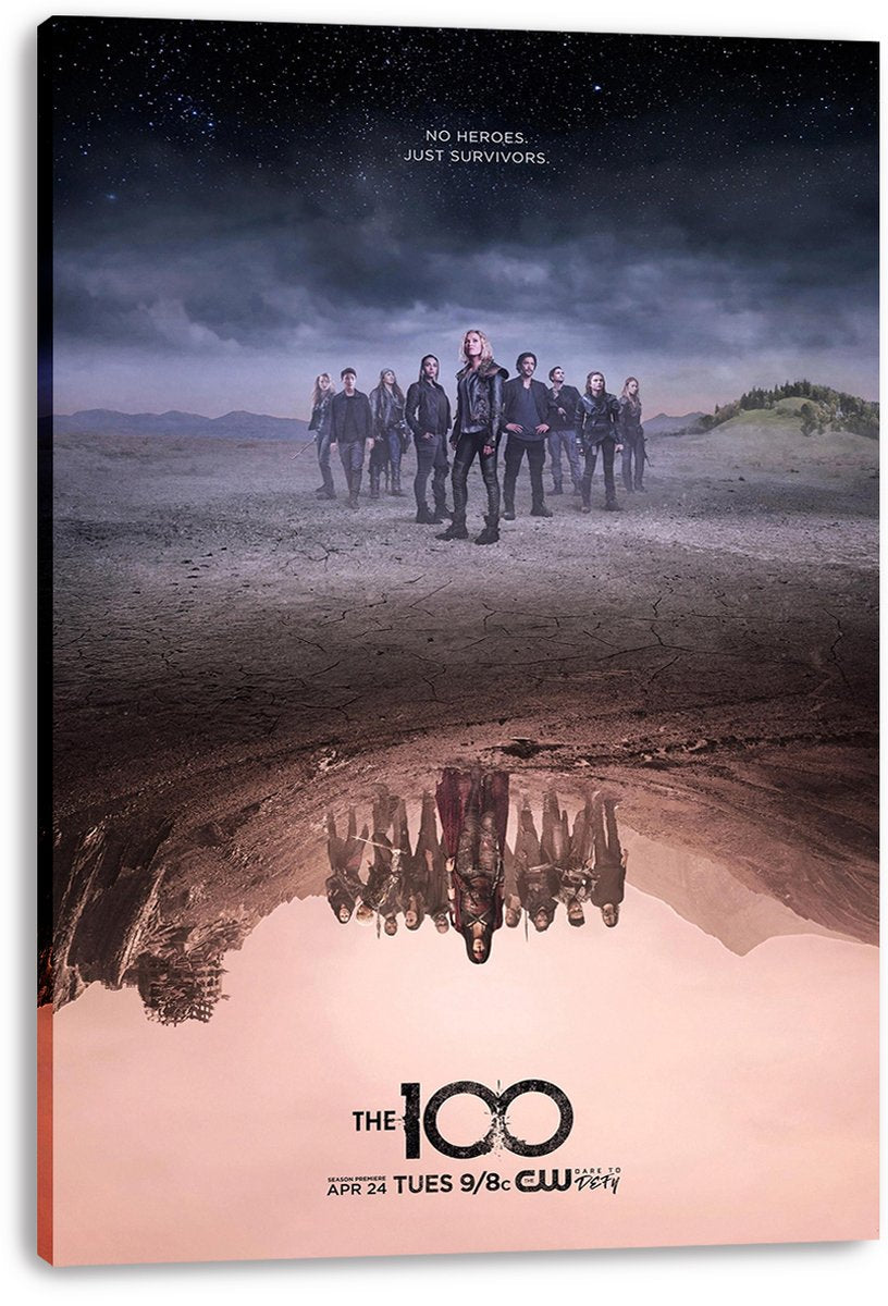 The 100 TV Series Main Cast Decorative Painting (paper and canvas) art poster printing print