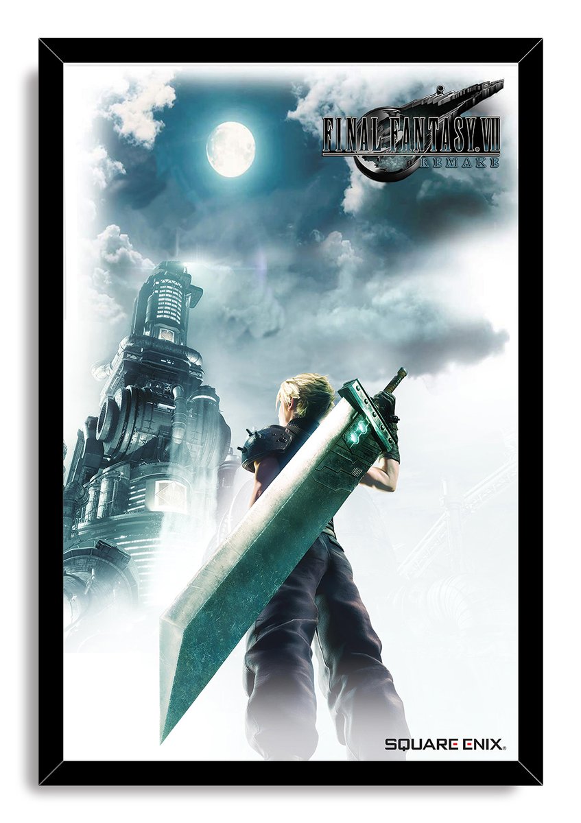 Cloud Strife Final Fantasy VII Remake Decorative Painting (paper and canvas) art poster printing print