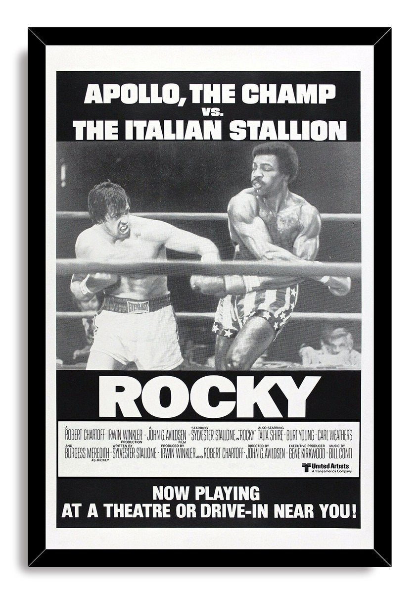 Rocky Balboa Apollo Creed Boxing Match Decorative Painting (paper and canvas) art poster printing print