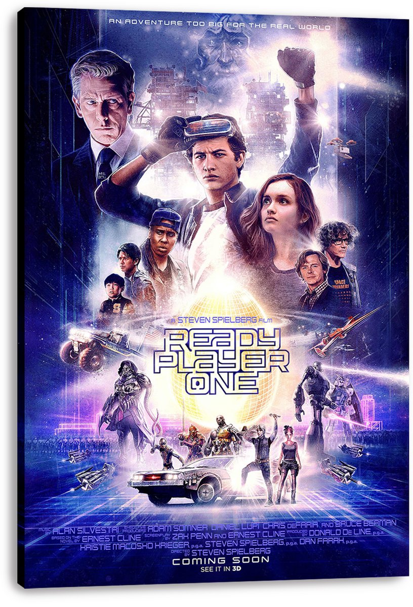 Ready Player One Movie Poster Decorative Painting (paper and canvas) art poster printing print