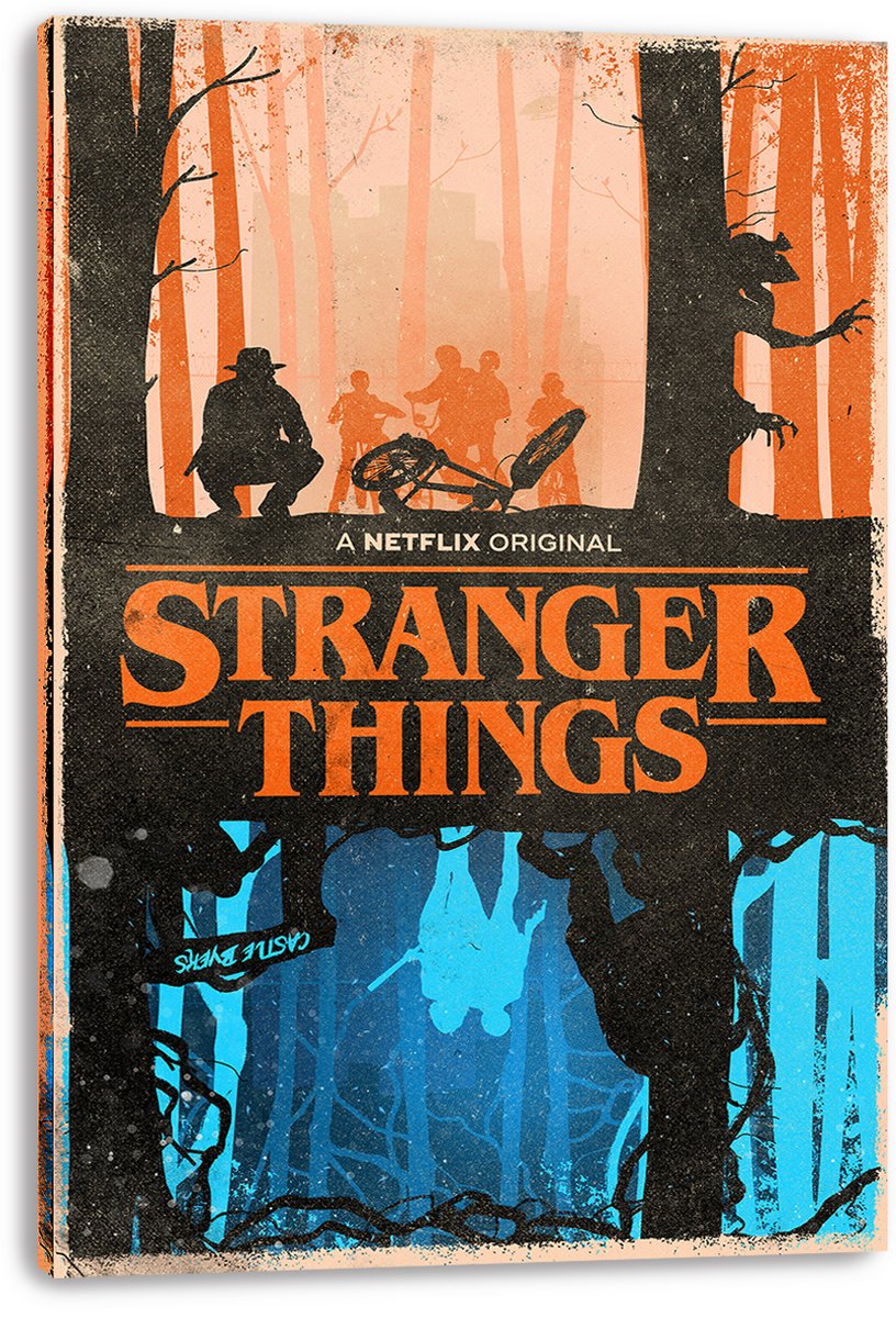 Stranger Things Decorative Painting (paper and canvas) art poster printing print