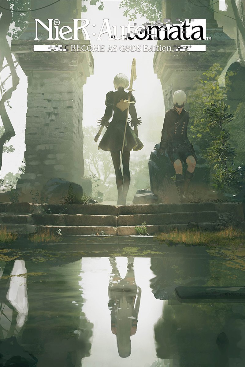 NieR: Automata 2B and 9S Decorative Painting (paper and canvas) art poster printing print