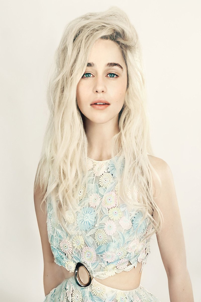 Emilia Clarke Decorative Painting (paper and canvas) art poster printing print