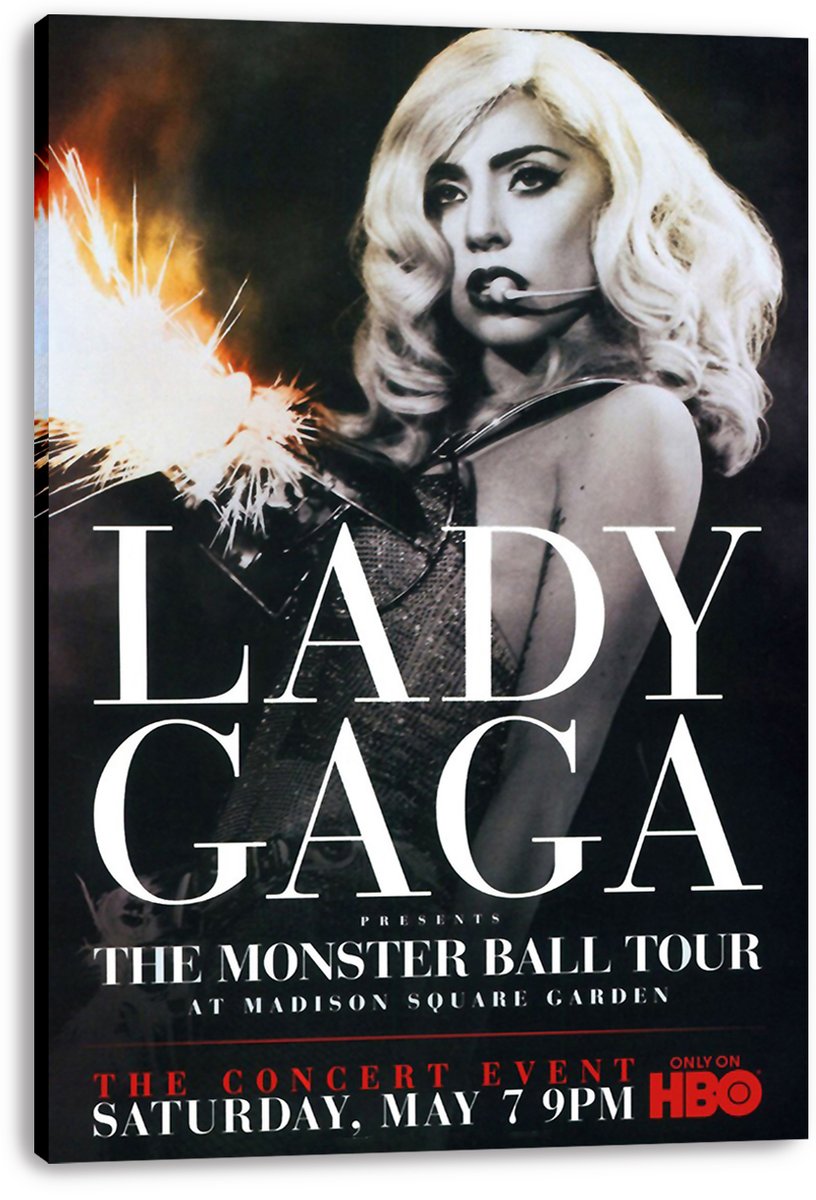 Lady Gaga Decorative Painting (paper and canvas) art poster printing print