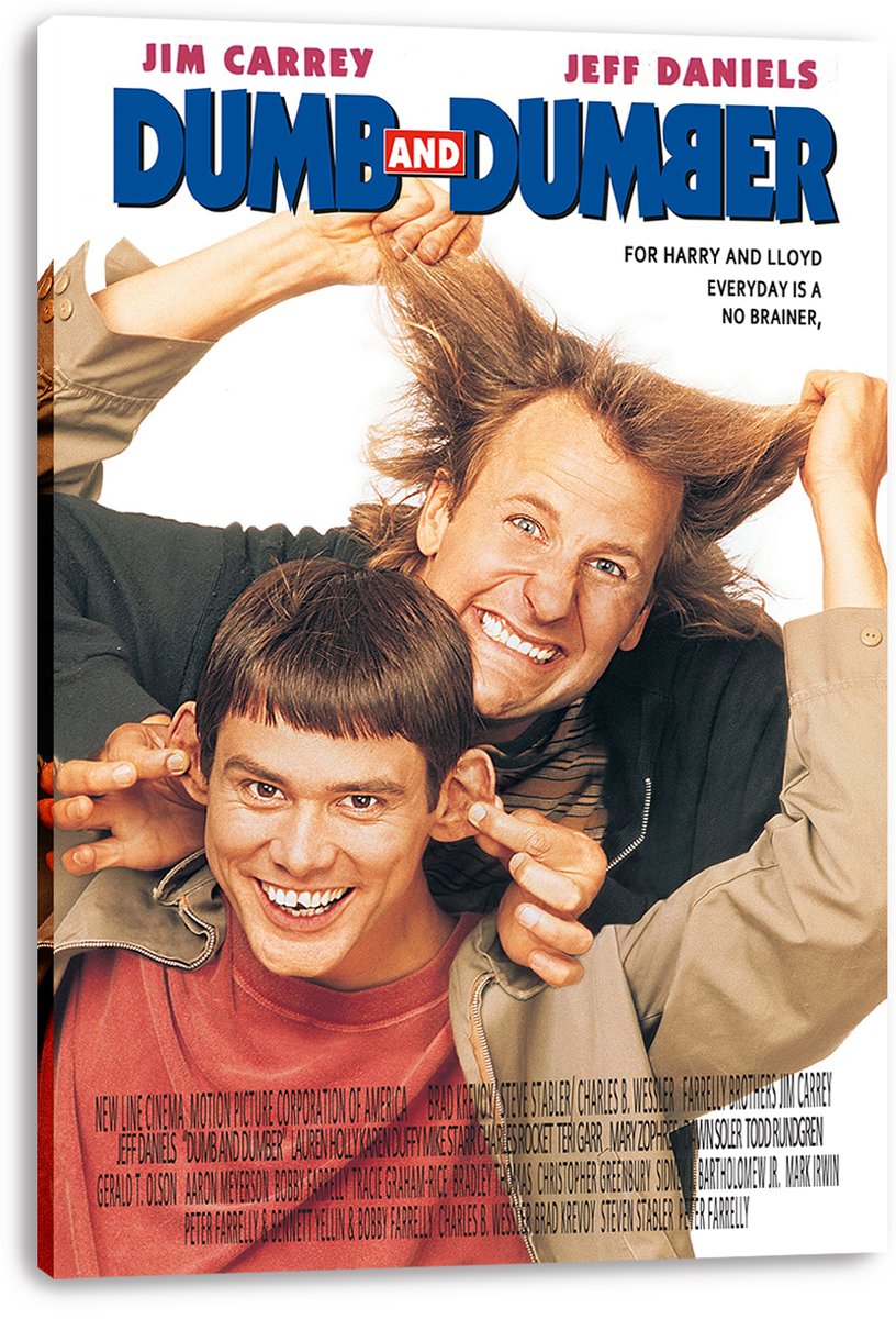 Dumb and Dumber Movie Decorative Painting (paper and canvas) art poster printing print