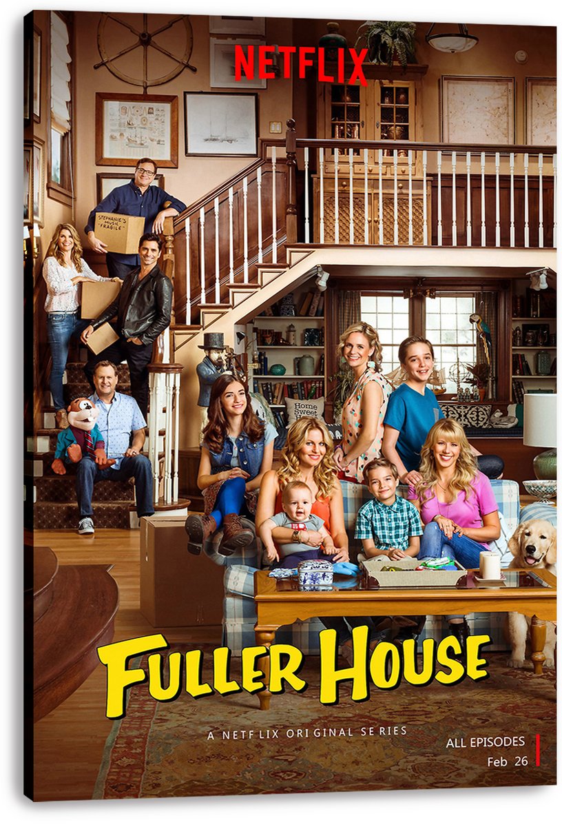 Fuller House Cast Decorative Painting (paper and canvas) art poster printing print