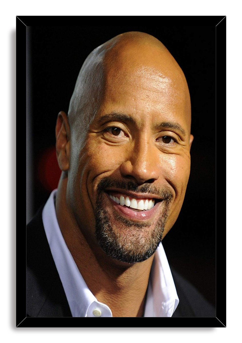 Dwayne 'The Rock' Johnson Decorative Painting (paper and canvas) art poster printing print