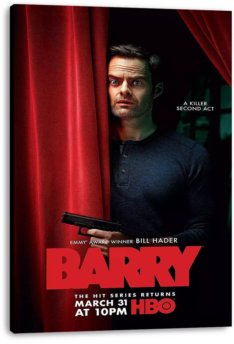 Barry (TV Series) Bill Hader Decorative Painting (paper and canvas) art poster printing print