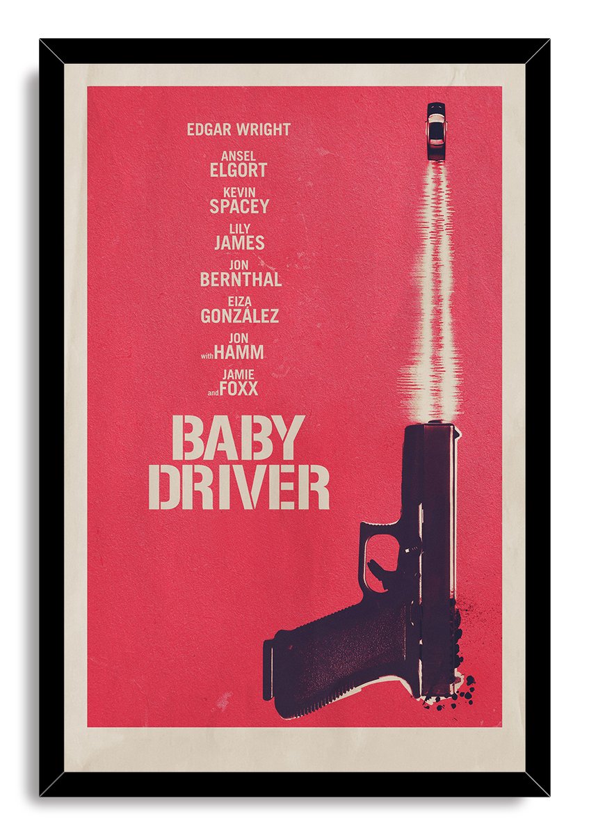 Baby Driver Decorative Painting (paper and canvas) art poster printing print
