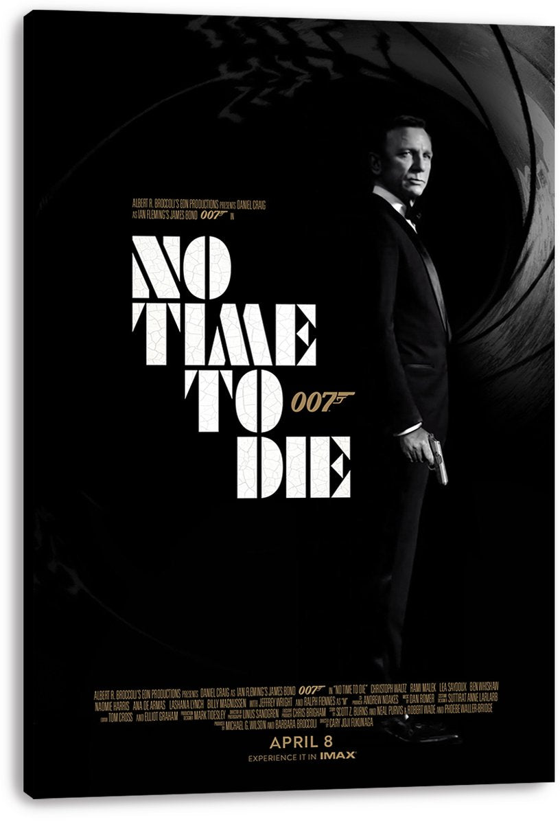 Daniel Craig James Bond No Time To Die Decorative Painting (paper and canvas) art poster printing print