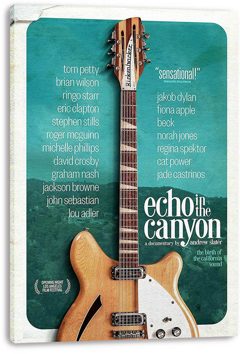 Echo in the Canyon Movie Poster with Musicians Decorative Painting (paper and canvas) art poster printing print