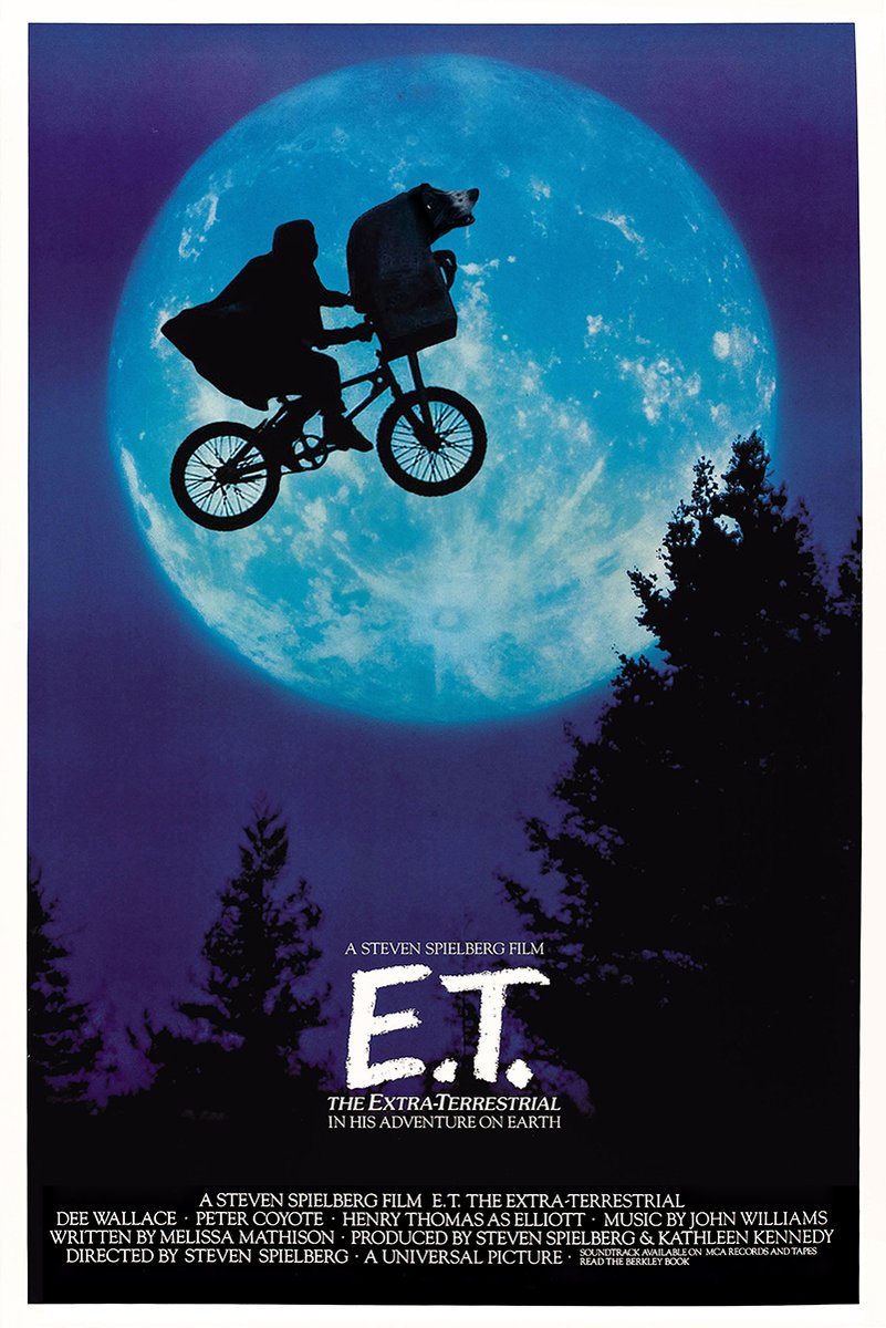 E.T. The Extra-Terrestrial Movie Poster Decorative Painting (paper and canvas) art poster printing print