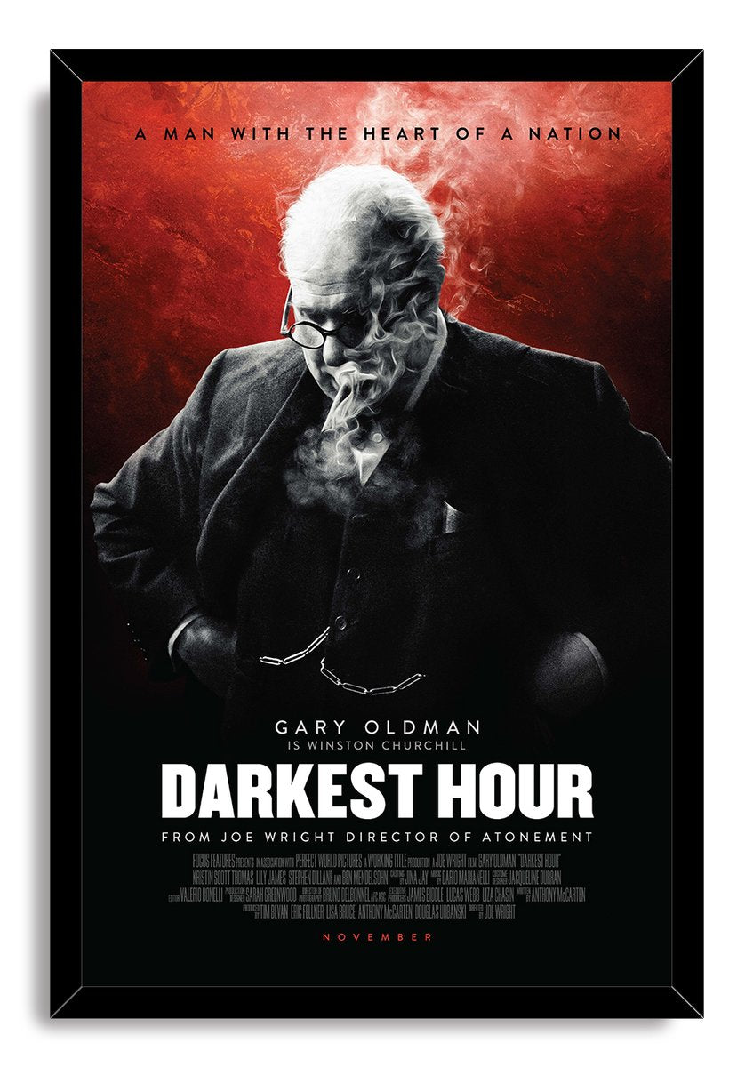 Winston Churchill 'Darkest Hour' Movie Decorative Painting (paper and canvas) art poster printing print
