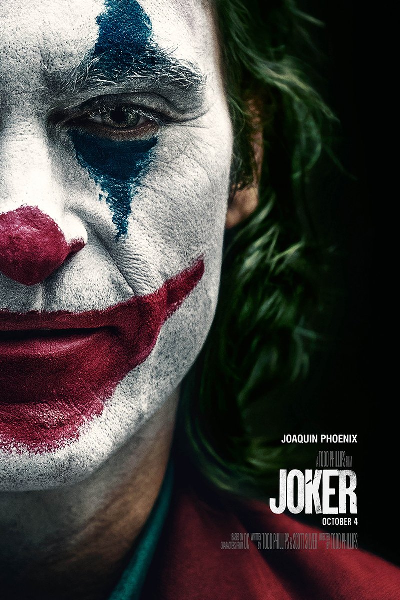 Joker Joaquin Phoenix Movie Decorative Painting (paper and canvas) art poster printing print