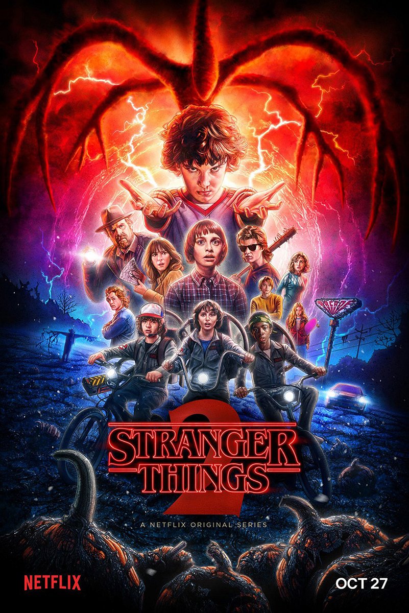 Stranger Things 2 Decorative Painting (paper and canvas) art poster printing print