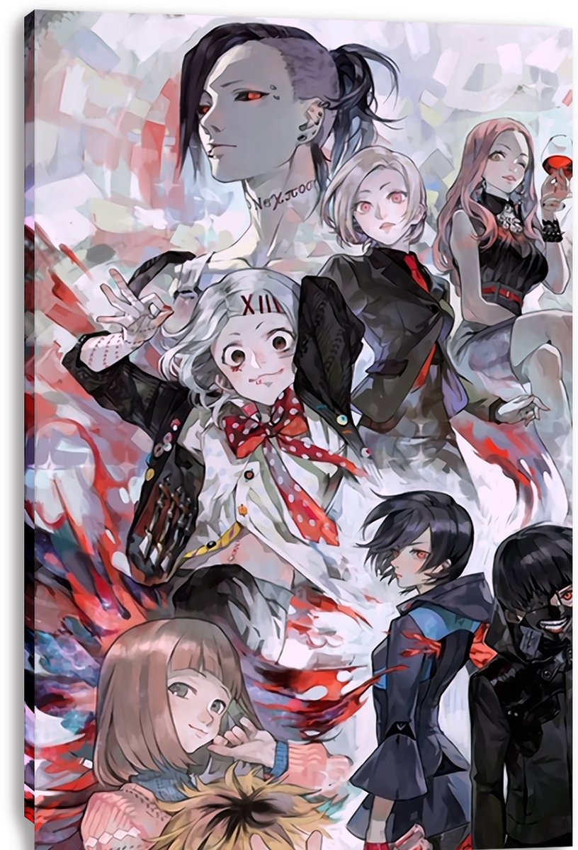Tokyo Ghoul Iconic Characters Decorative Painting (paper and canvas) art poster printing print