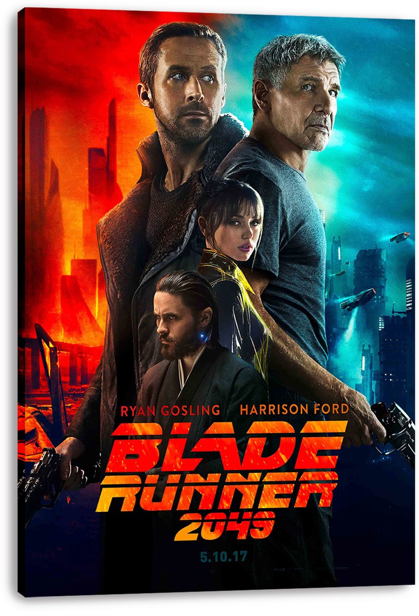 Blade Runner 2049 Movie Poster with Ryan Gosling and Harrison Ford Decorative Painting (paper and canvas) art poster printing print