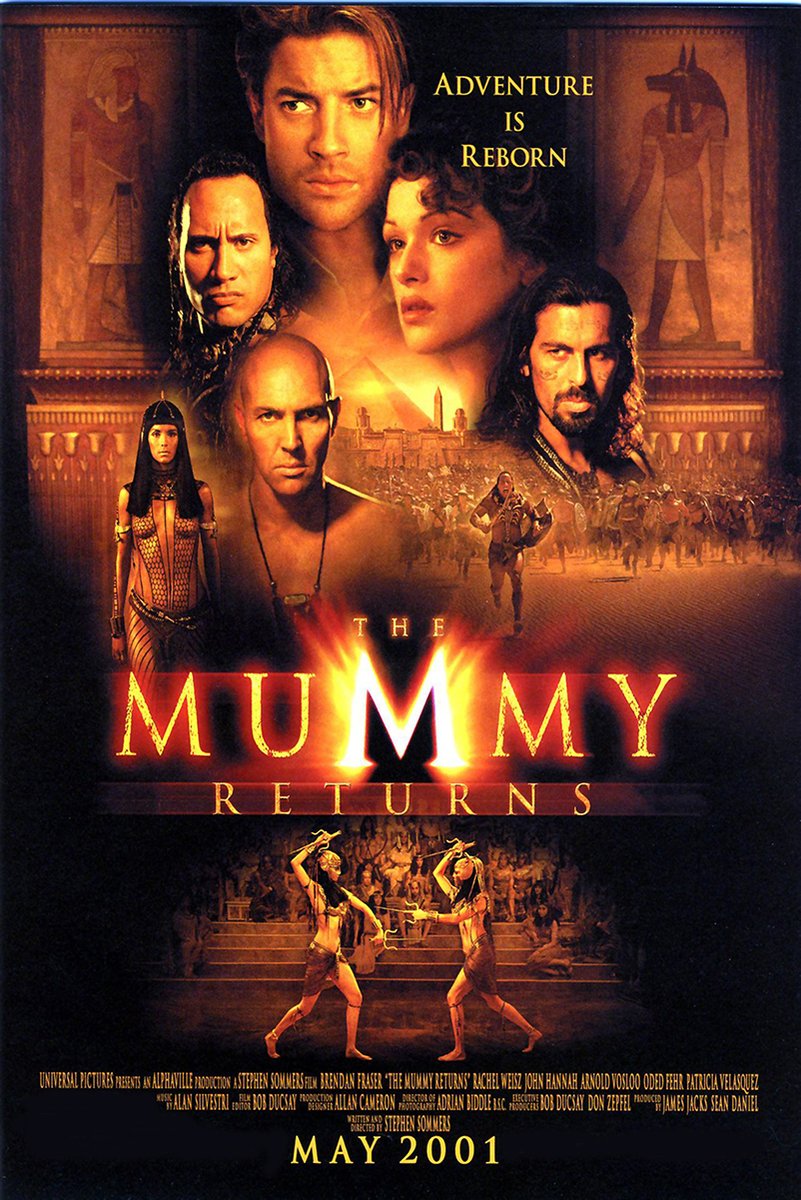 The Mummy Returns Movie Poster Decorative Painting (paper and canvas) art poster printing print