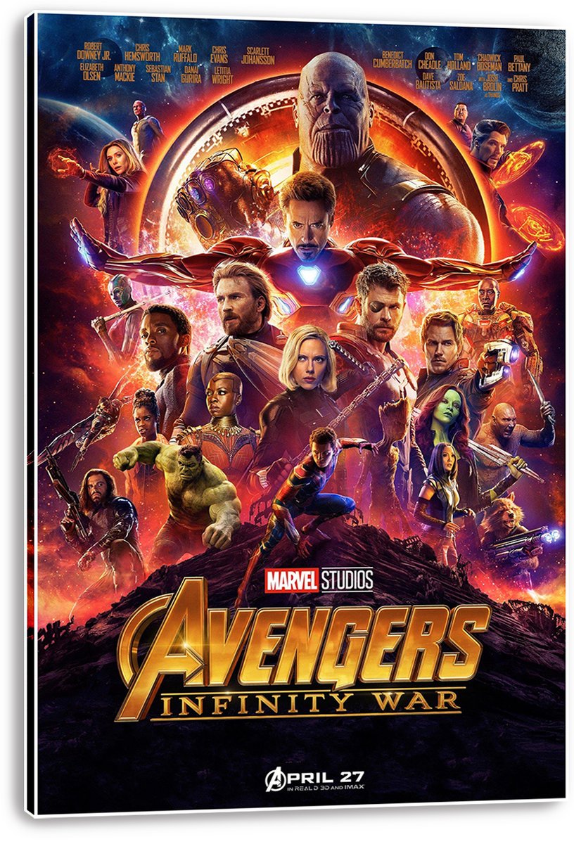 Marvel Avengers Infinity War Decorative Painting (paper and canvas) art poster printing print