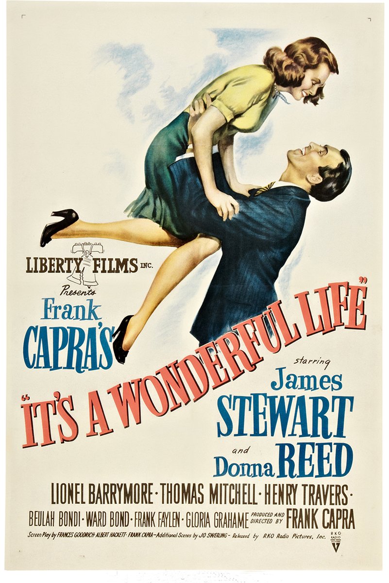 It's a Wonderful Life Movie Poster Decorative Painting (paper and canvas) art poster printing print