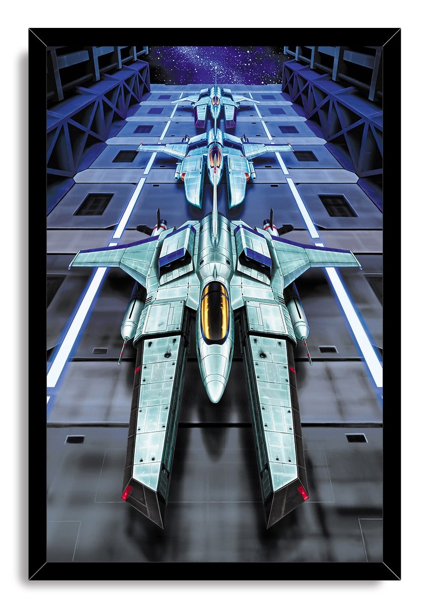 Futuristic Fighter Jets Sci-Fi Spaceships Decorative Painting (paper and canvas) art poster printing print