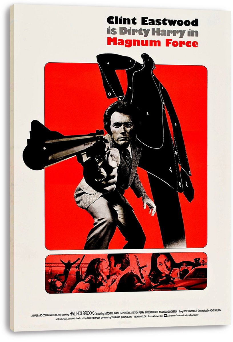 Clint Eastwood Dirty Harry Magnum Force Decorative Painting (paper and canvas) art poster printing print