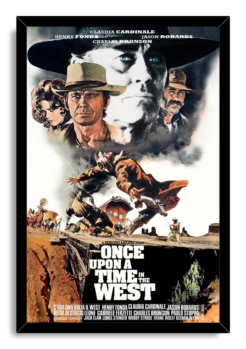 Once Upon a Time in the West Movie Poster Decorative Painting (paper and canvas) art poster printing print
