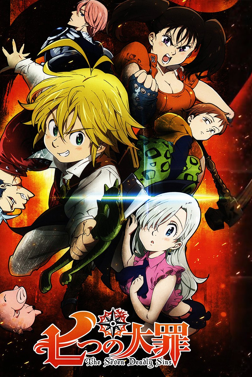 The Seven Deadly Sins Decorative Painting (paper and canvas) art poster printing print